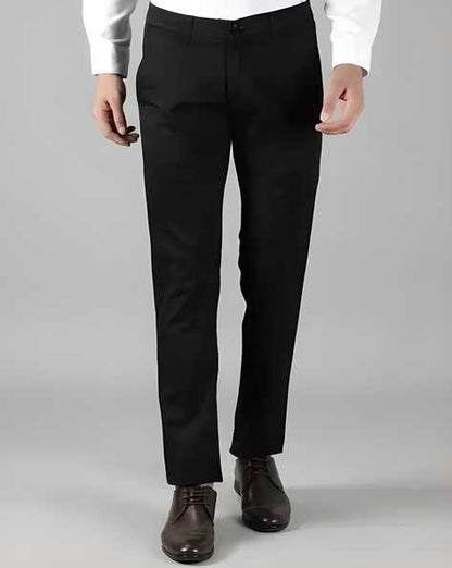 Men's Lycra Stretchable Formal Trousers